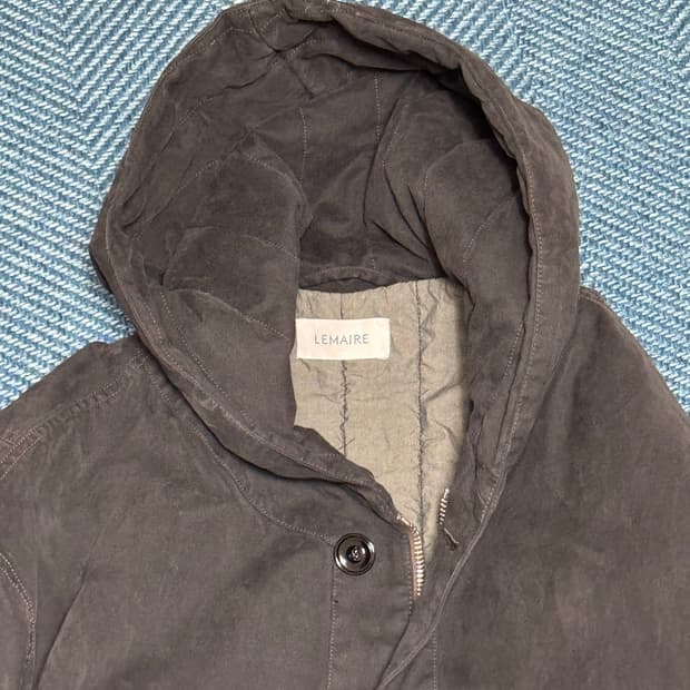 르메르 후드 블루종 38