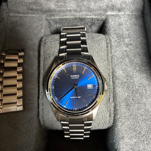casio MTP 1183 BLUE 카시오 시계