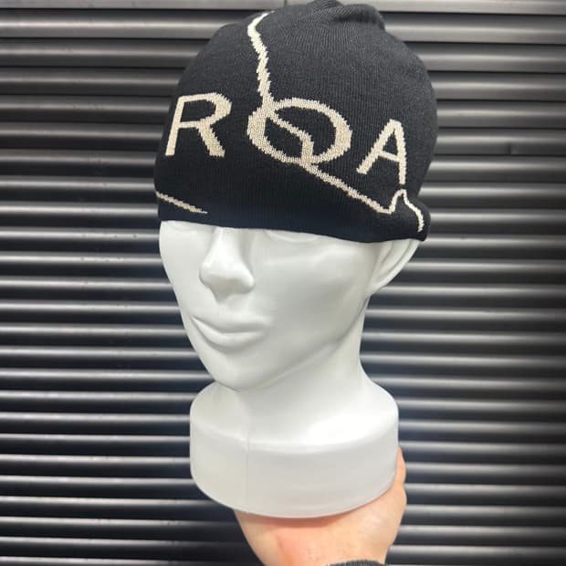 ROA 로아 하이킹 면 코튼 숏 비니 모자 블랙 그레이 등산 고프코어 