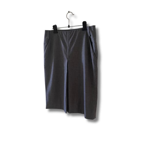 JIL SANDER (질샌더) 울 혼방 H-라인 스커트 