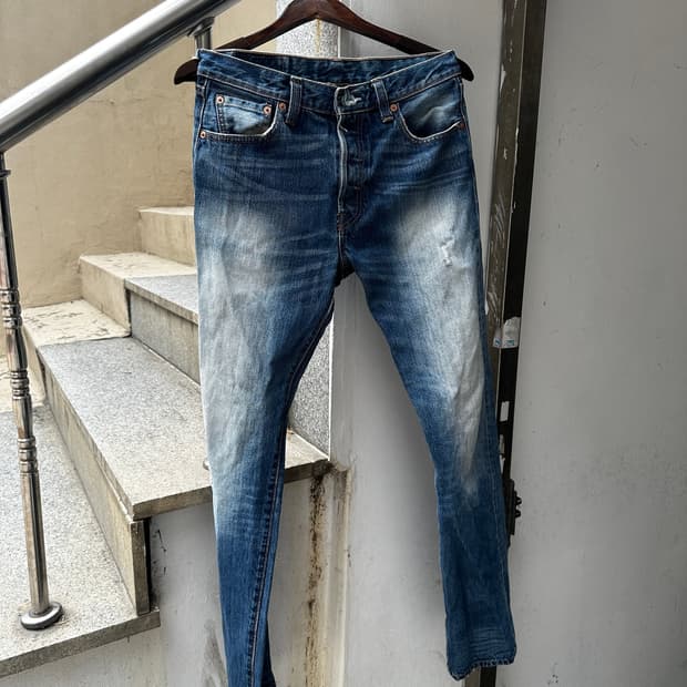 Levi’s 501 워싱 데님 팬츠 w31