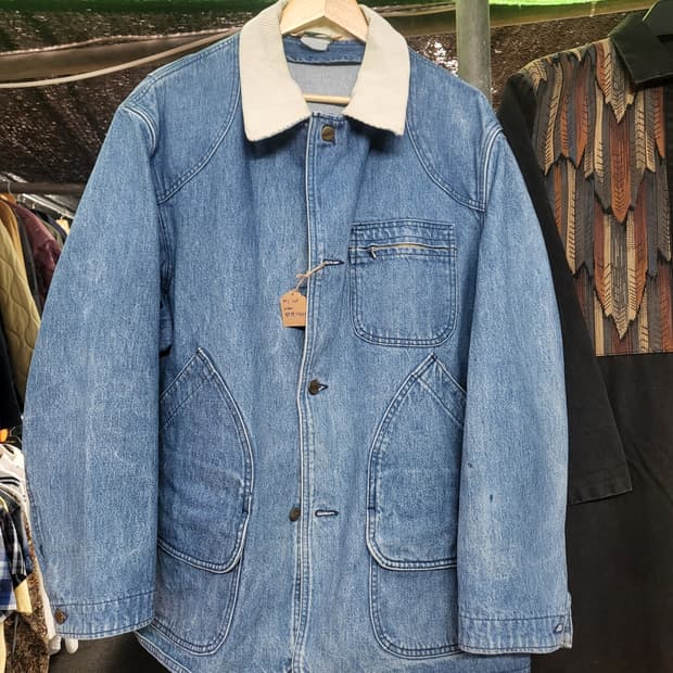 엘엘빈 usa 90s 필드 코트 청자켓