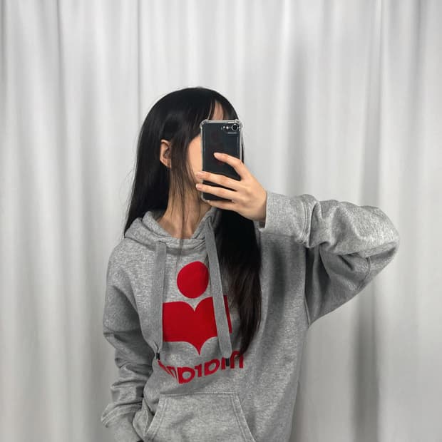이자벨마랑 그레이 후드티