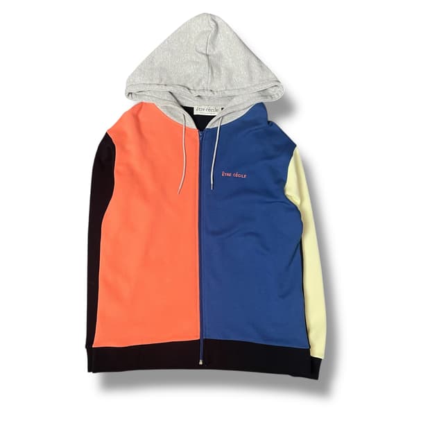 에트르세실 반반배색 후드집업 XS