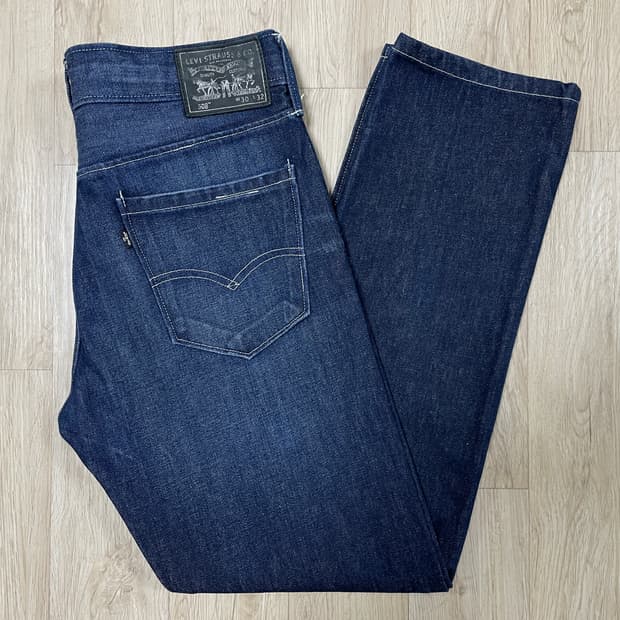 31) 리바이스 매장판 508 일자핏 진청워싱 데님팬츠(LVC&폴로)