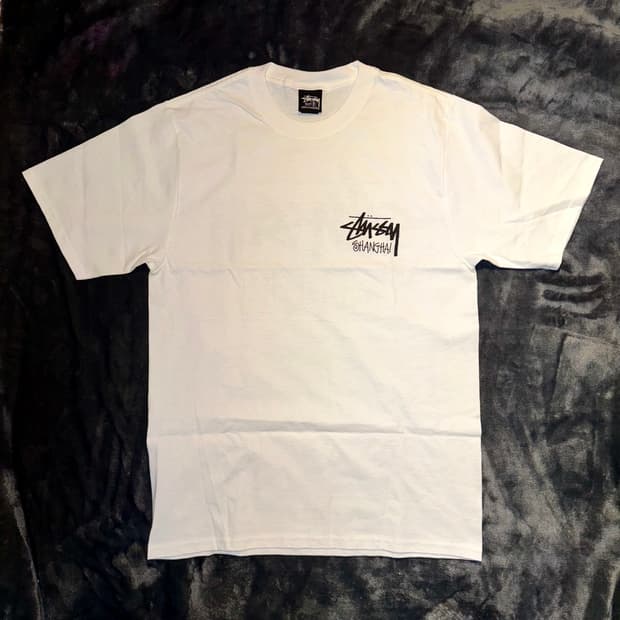 스투시 로고 티셔츠 S