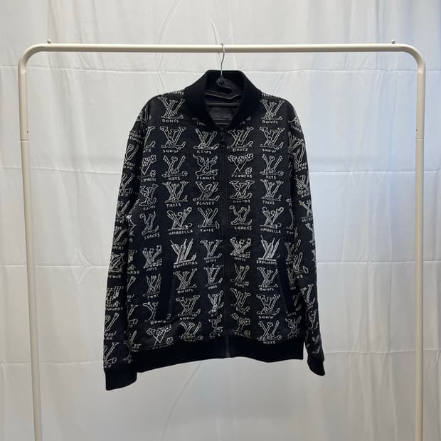 루이비통 LV 카툰 자카드 블루종 집업 자켓 [L]