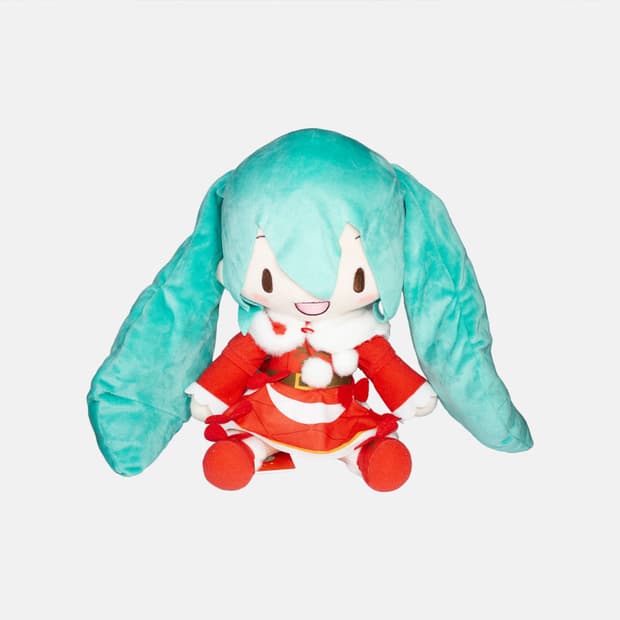 하츠네 미쿠 후와푸치 인형 L 크리스마스 2024ver