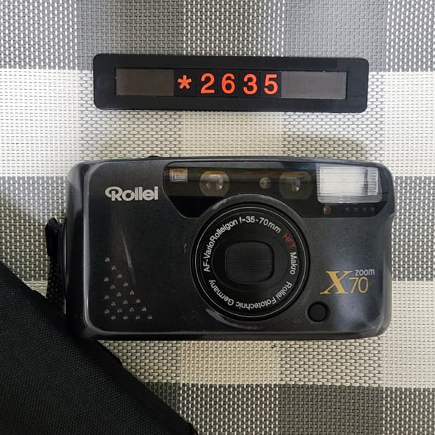 롤라이 X 70 줌 필름카메라 파우치포함