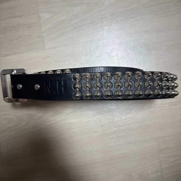 NEIGHBORHOOD x PORTER 네이버후드 포터 스터드 레더 벨트