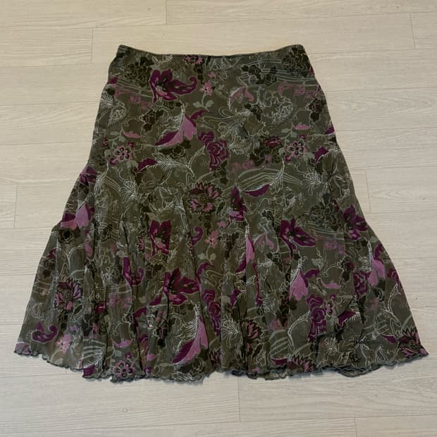 Vintage skirt 카키