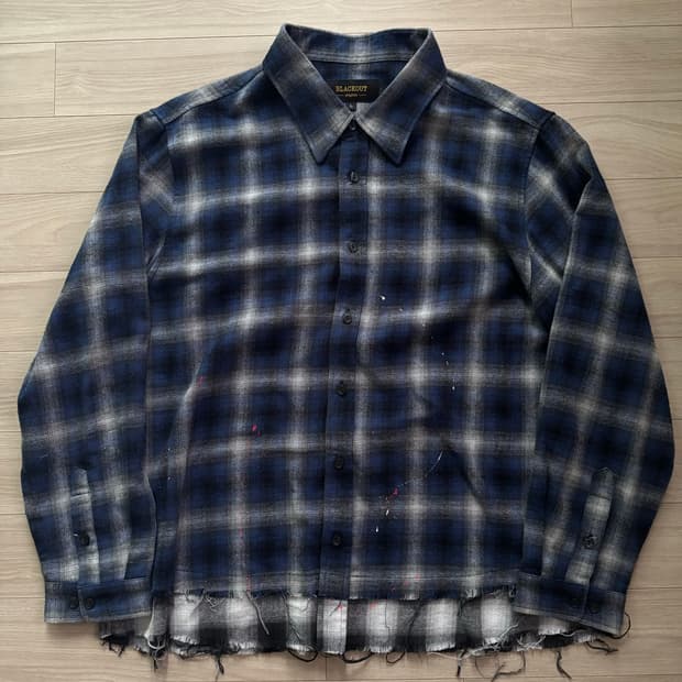 블랙아웃 그린 리버 체크 셔츠 GREEN RIVER SHIRT