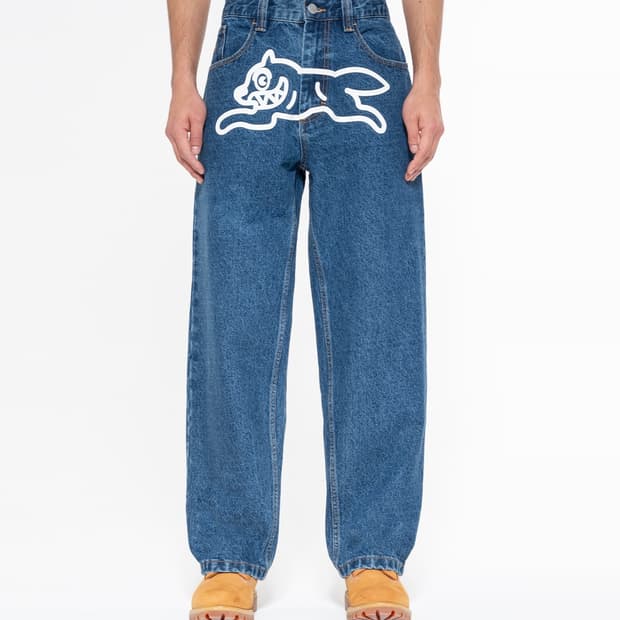 [30,32,34]BBC 아이스크림 26ss 러닝 도그 데님 팬츠/블루