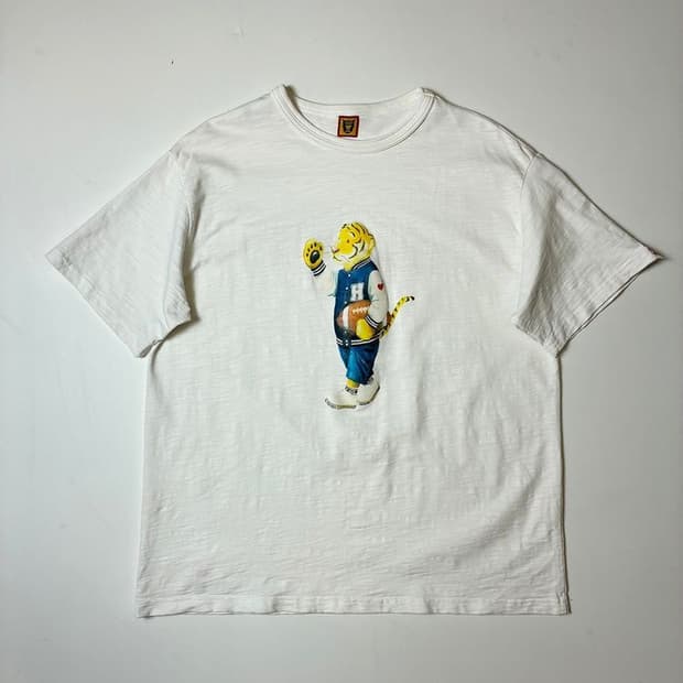 휴먼메이드 그래픽 코튼 반팔 티셔츠 PN9611