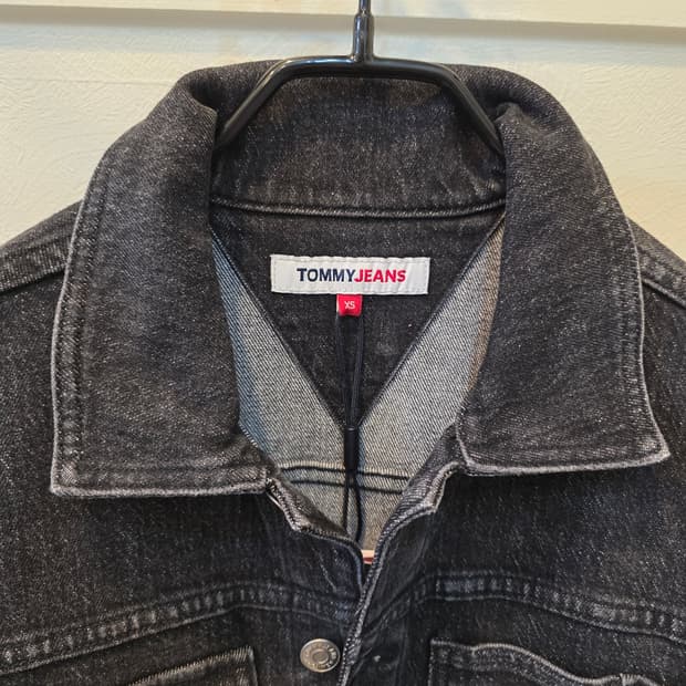 타미진 블랙 데님 원피스XS