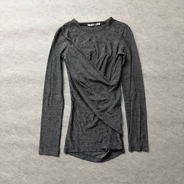 알렉산더왕 드레이프 긴팔티셔츠 