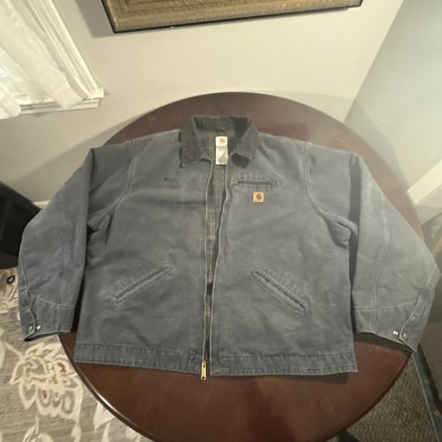 칼하트 J97 빈티지 디트로이트 자켓 청록색