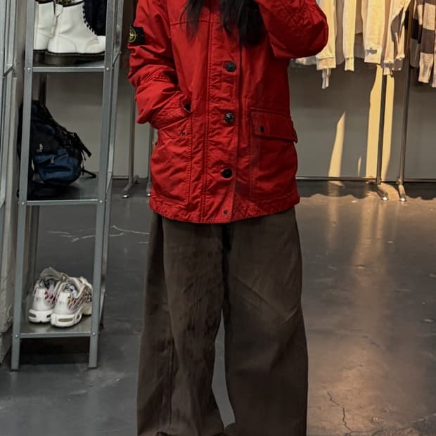 스톤아일랜드 데이비드 TC 필드재킷 A2328