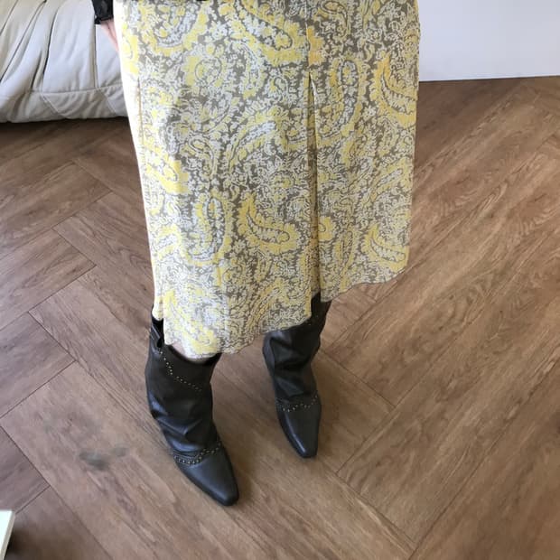 vintage pattern skirt