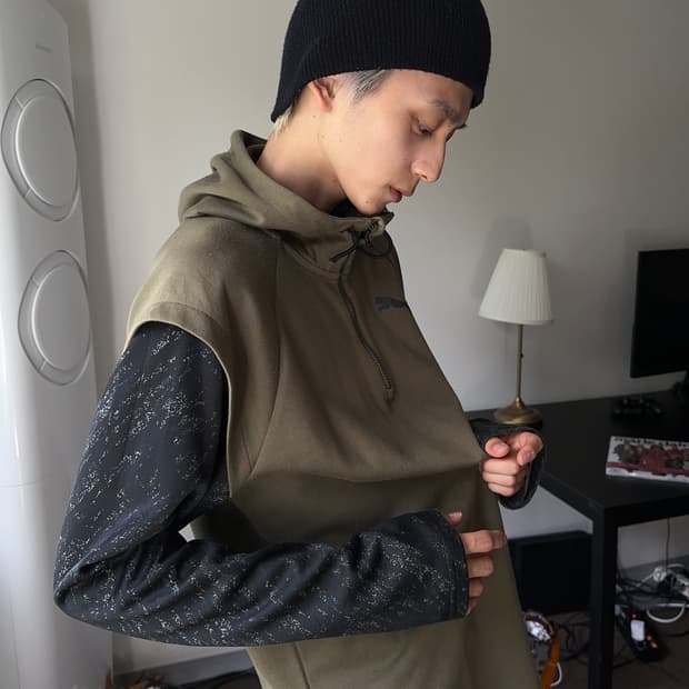 Puma 레이어링 스웻 아노락