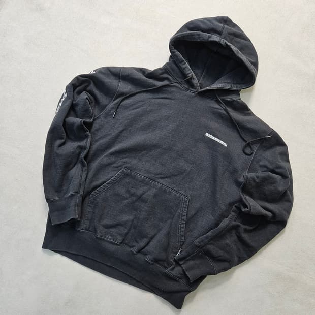 L 디스이즈네버뎃 블랙 후드티 0323Y