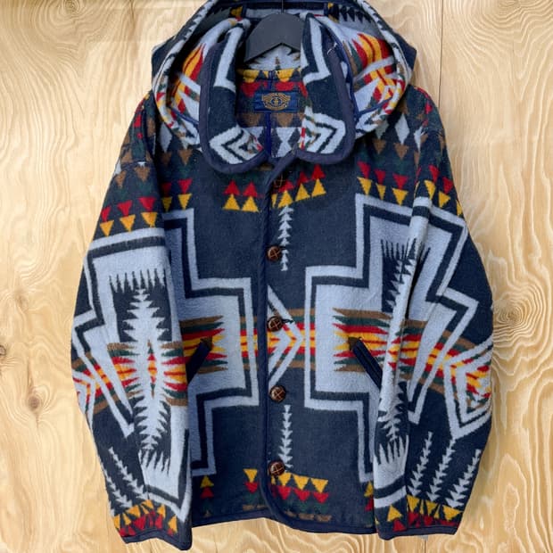 Artisanat 나바호 울 후드 자켓