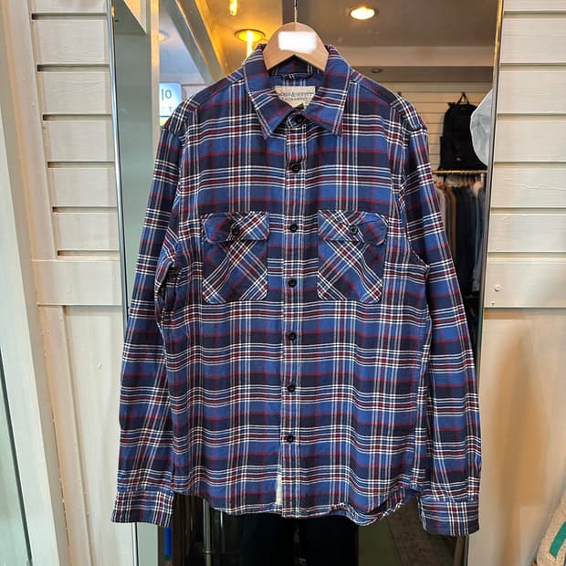 데님 앤 서플라이 랄프로렌 체크 플란넬 셔츠