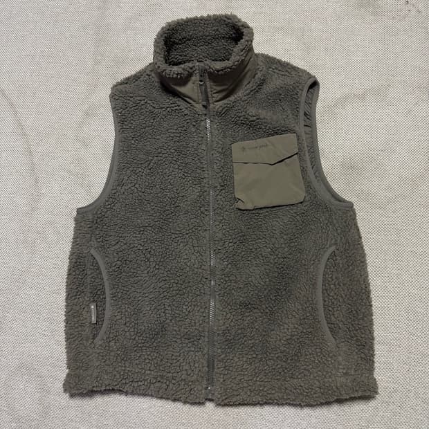 스노우피크 플리스 베스트 조끼