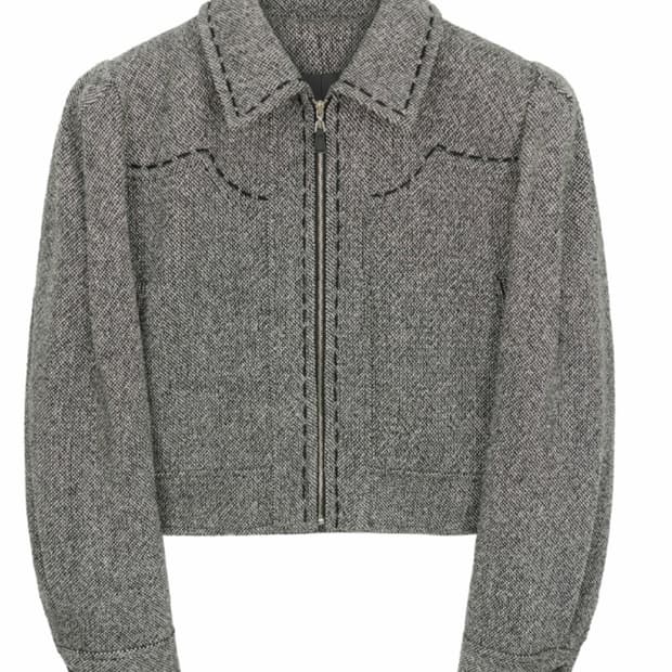 그로브 시몬 자켓 그레이