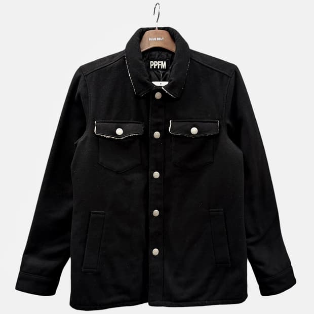 JPN VINTAGE 울 트러커자켓 멀티포켓 양각버튼 디테일 스트레이트핏