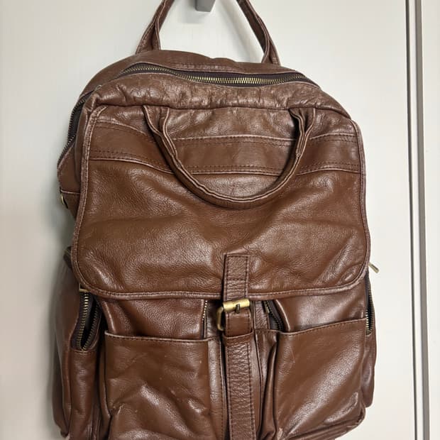 빈티지 소가죽 백팩 멀티백