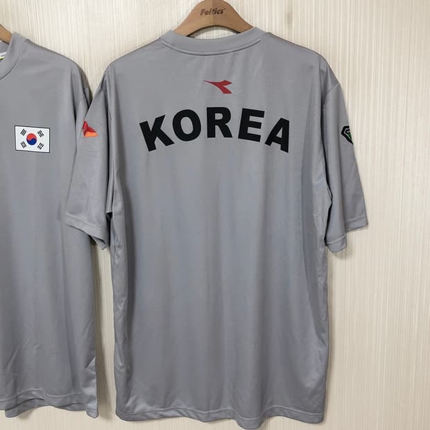 디아도라국대 국대KOREA 핸드볼국대 트레이닝티셔츠 105(그레이)