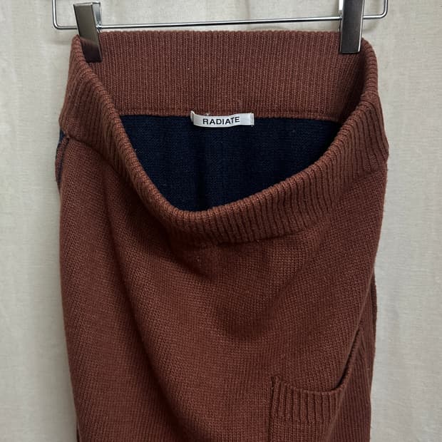 radiate 니트 울 스커트