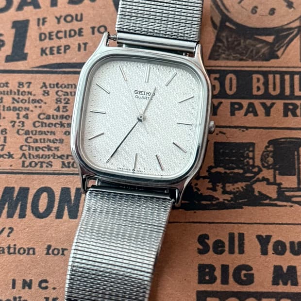 세이코 Seiko [희귀] NHK 각인 빈티지 세이코 쿼츠 (Seiko 