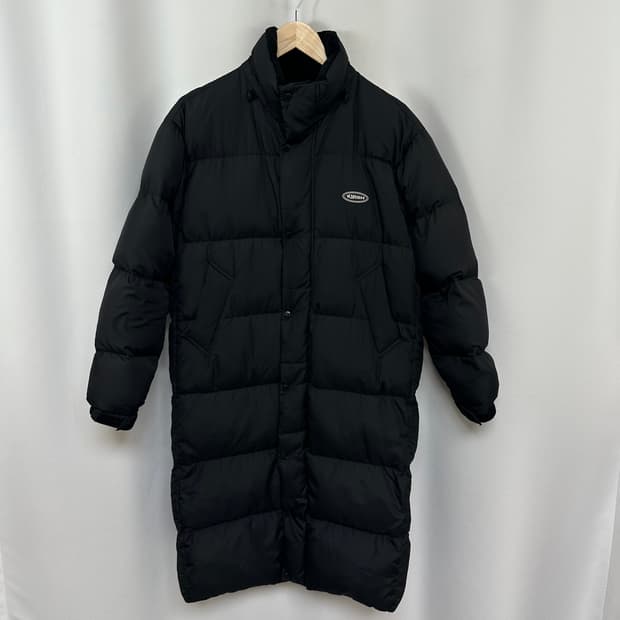  키르시 남자 덕다운 롱패딩 점퍼 검정 (1)