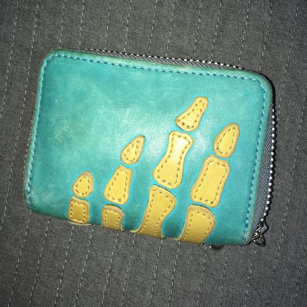 Kapital Thumbs Up Bone Wallet