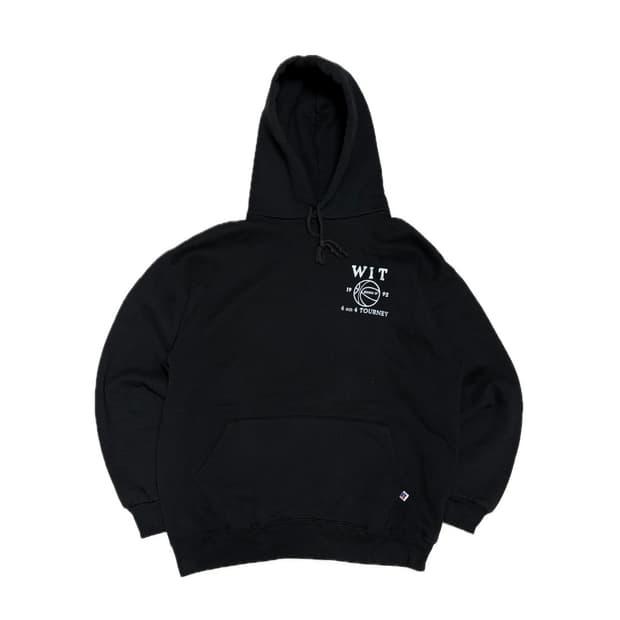 00s 러셀 WIT 프린팅 후디