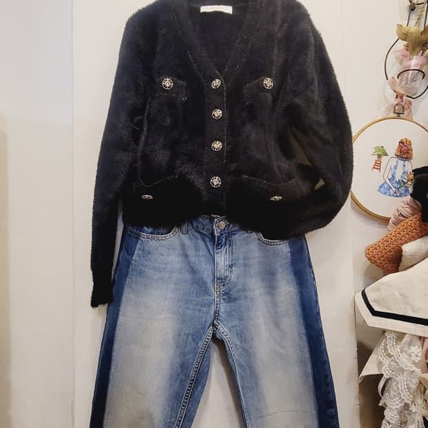 S.L RIAHH 에코퍼 스판가디건