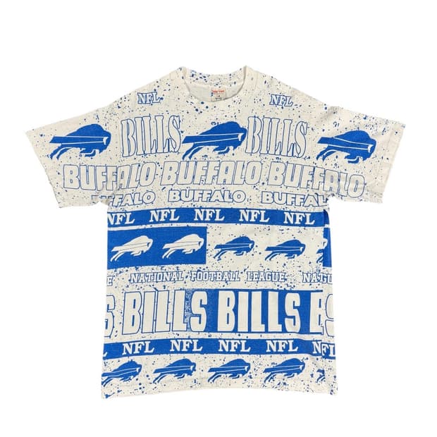 빈티지 90s NFL Buffalo Bills 버팔로빌즈 AOP 티셔츠
