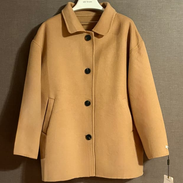 AuChris 캐시미어 울 혼방 코트