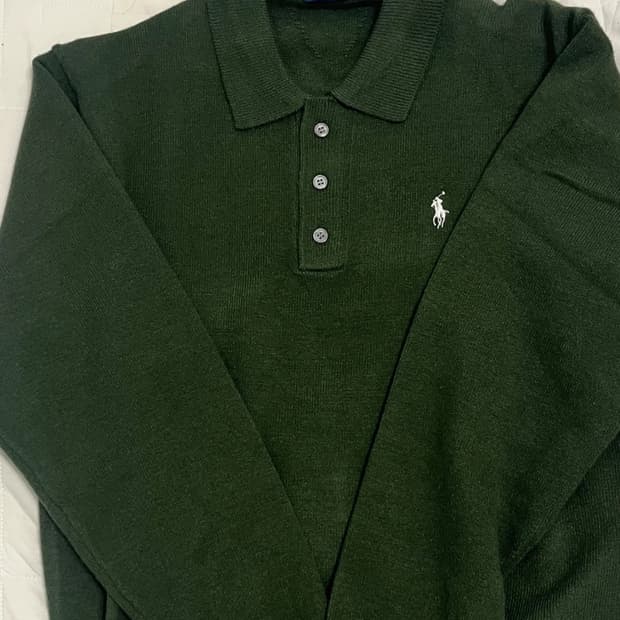 폴로 랄프로렌 니트 폴로셔츠 L