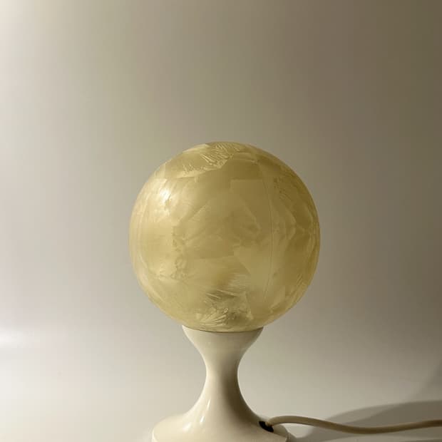 80’s 독일 빈티지 글래스 조명 테이블 미드센츄리 램프 앤틱 레트로