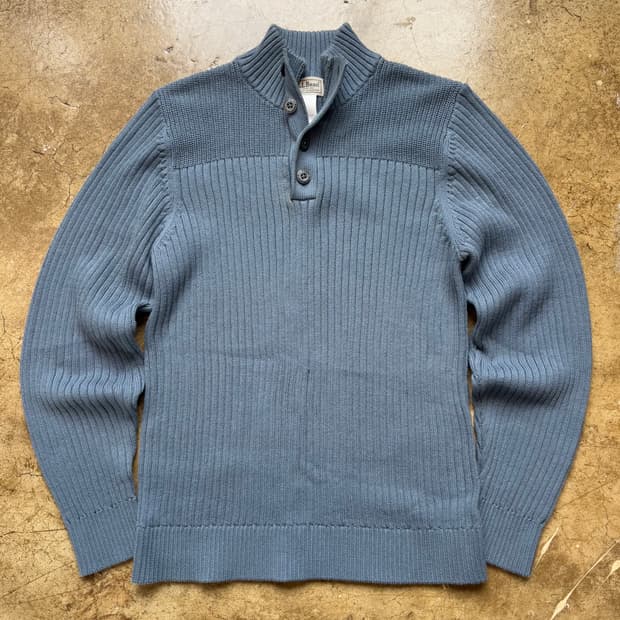 엘엘빈 LLBean 헨리넥 코튼 스웨터