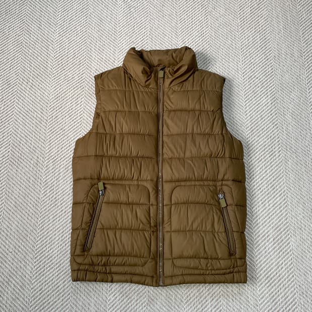 Gap 갭 브라운 패딩베스트 