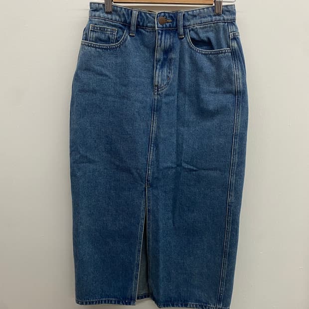 [택달린새제품]데님 스커트 청치마 M