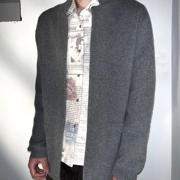 올드 아크네스튜디오 캐시미어 니트 가디건