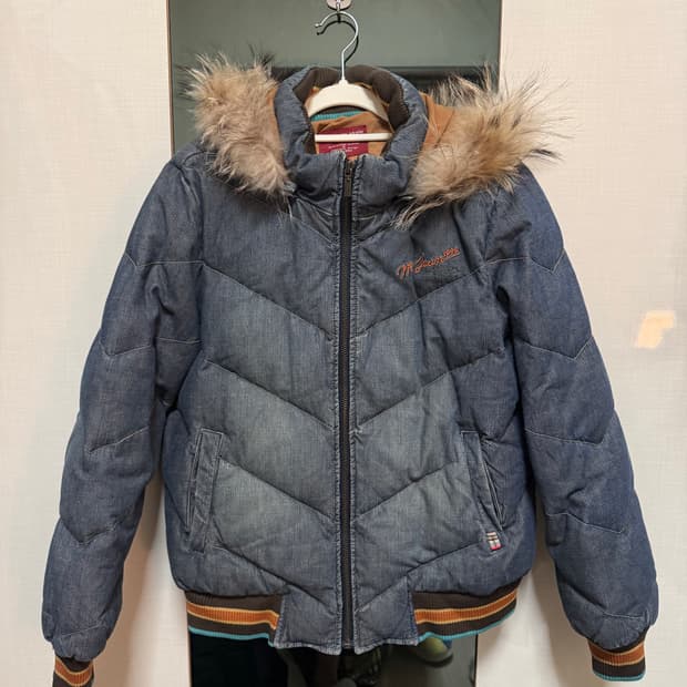 갸루st / Y2K 데님 걸스 패딩