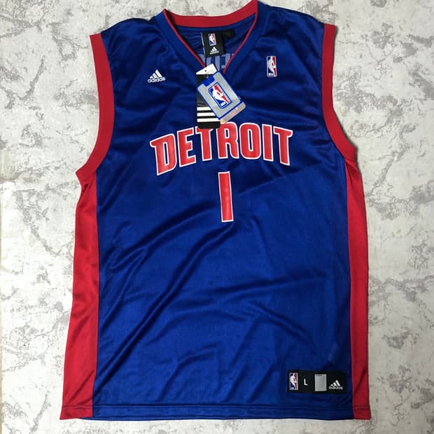 NBA 농구져지 새상품 디트로이트 아디다스 유니폼