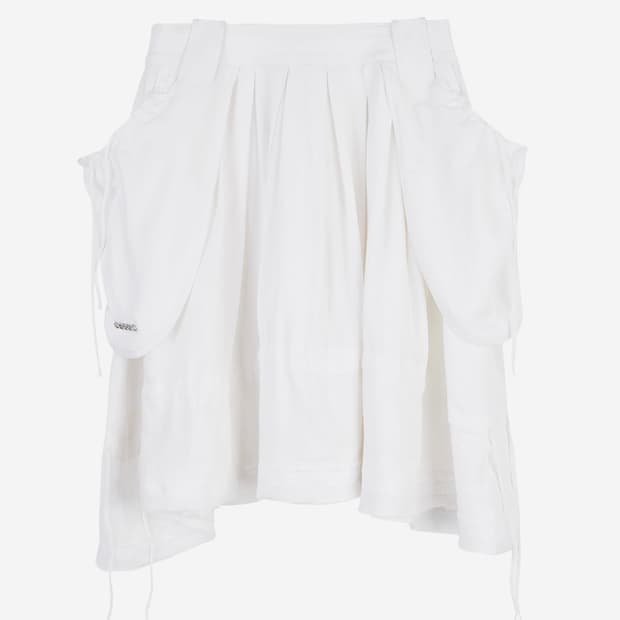 세릭 PUMKIN POCKET SKIRT / WHITE 1 size