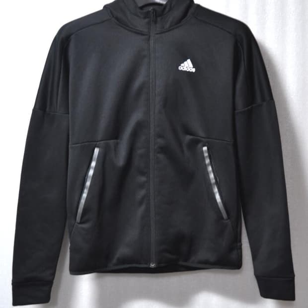 아디다스/남성기모후드풀집업자켓(사이즈95)